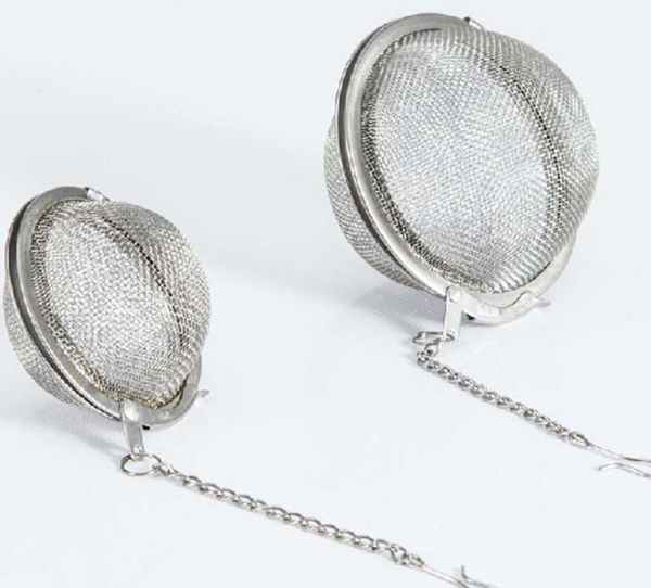 Tool 4.5-5.5-7CM 304 Stainless Steel Mesh CoffeeTea Balls Infuser Strainers Filters Interval Diffuser Drinkware Toos