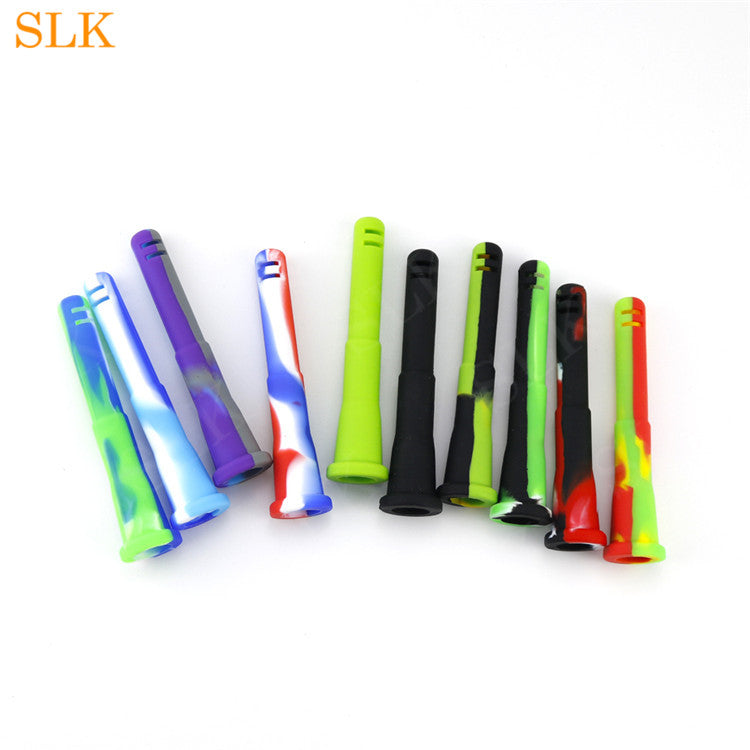 Hookah silicone downstem tube diffuser 14mm Male Female Joint glass down stem for glass bongs or silicone bongs water pipes