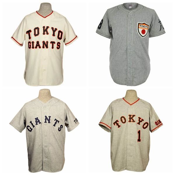 Custom Japan Baseball Jersey Hideki Matsui Sewn Men Women Youth Any Name Any Number Double Stitched S-4XL Nylon #55 #1
