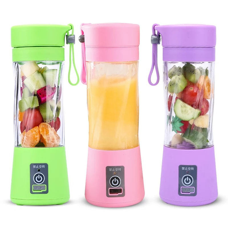 Portable USB Electric Fruit Juicer Tools Handheld Vegetable Juices Maker Blender Rechargeable Juice Making Cup With Charging Cable BH1741 TQQ