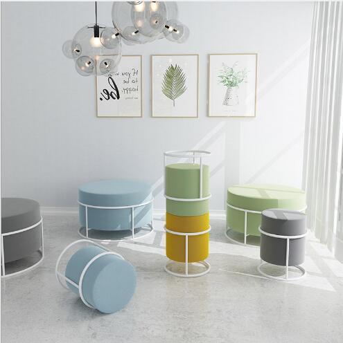 Shoe change stool Commercial Furniture Fashion Home Net Red INS Cosmetic Bench Sofa benchs Modern Simple Footstool