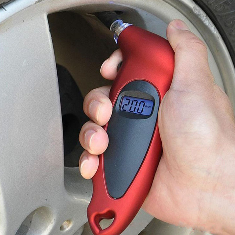 LCD digital tire tire pressure gauge tester tool car car motorcycle detection tool