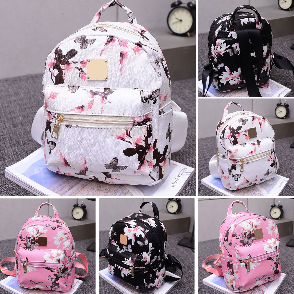 Fashion Women Backpack High Quality Youth Floral Print Backpacks for Teenage Girls Female School Shoulder Bag Bagpack mochila