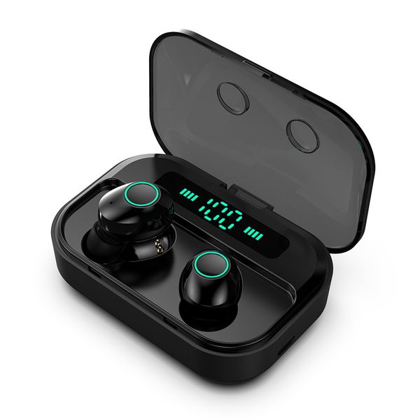 TWS M7 Wireless Bluetooth V5.0 Earphones Handsfree Sports Waterproof Headphones 8D Stereo LED Display 3600Mah Earbud With Bank Charging