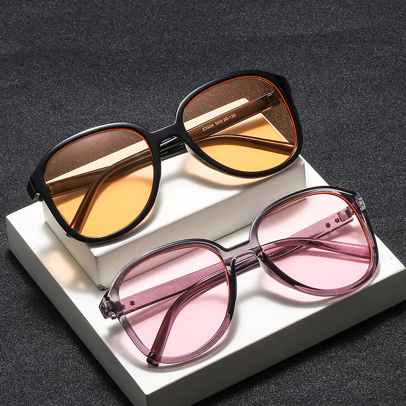 Cat Eye Sunglasses Full Frame Women Men Colorful Transparent Retro Sunglass Rectangle Sun Glasses Female Candy Color Eyewears Z3334