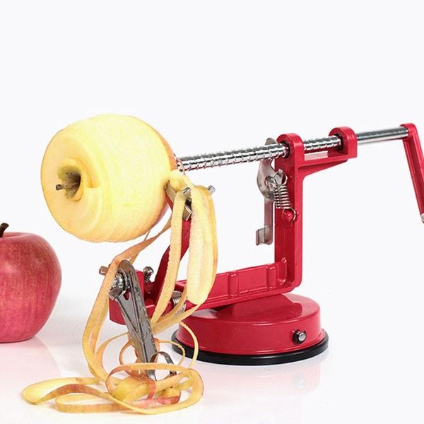 Multi Function Apple Peeler Stainless Steel Fruit Pear Slicing Machine Portable Chipper Peeled Cutter Zester Kitchen Tools 20 5js bb