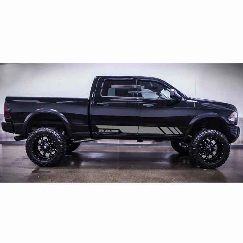 2x Side Stripe Decal Graphic Body Kit Car Sticker Grille Tail Light Cover Car Body Accessories