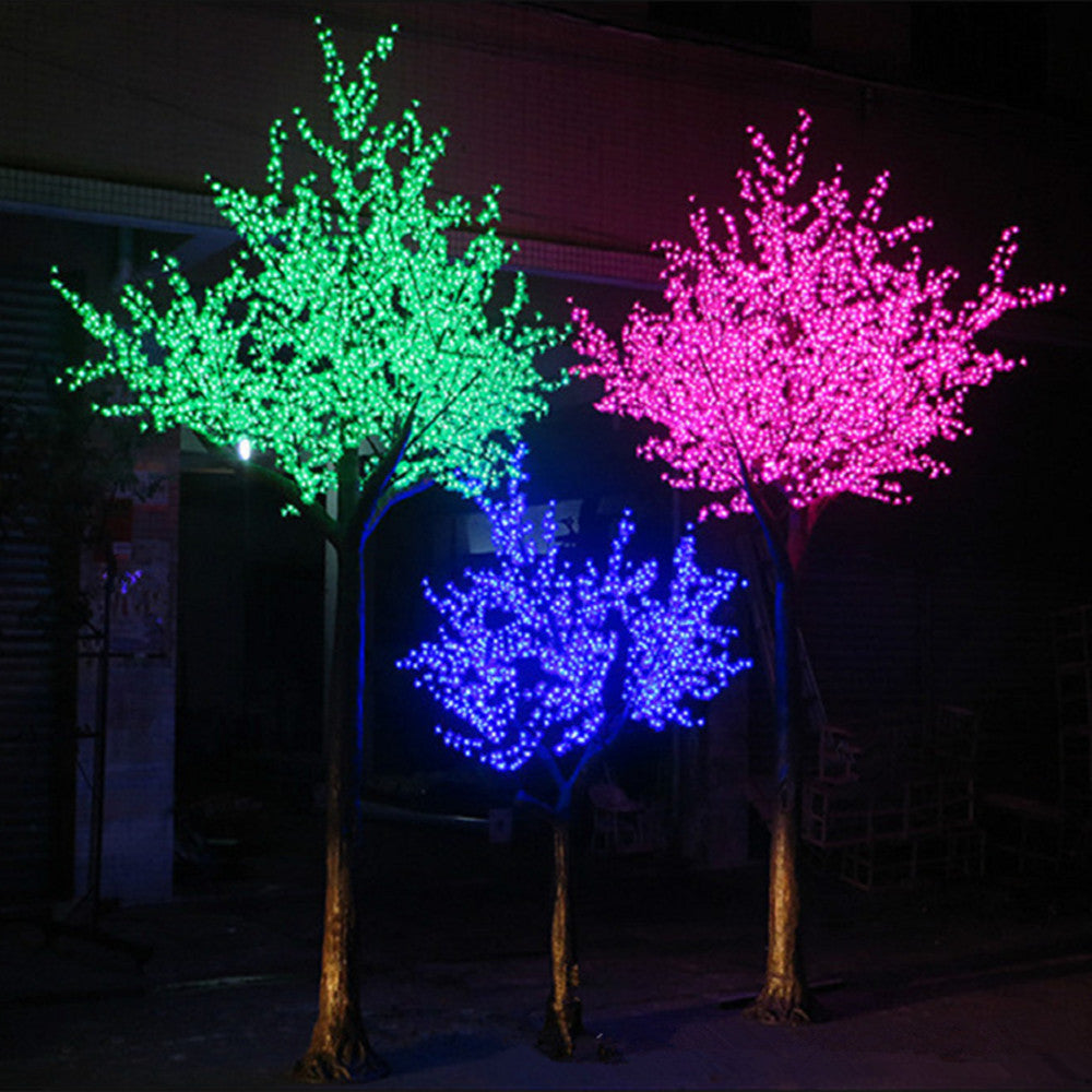 LED Christmas Light Cherry Blossom Tree 1248pcs LED Bulbs 2.5m Height Indoor or Outdoor Use Free Shipping Drop Shipping Rainproof