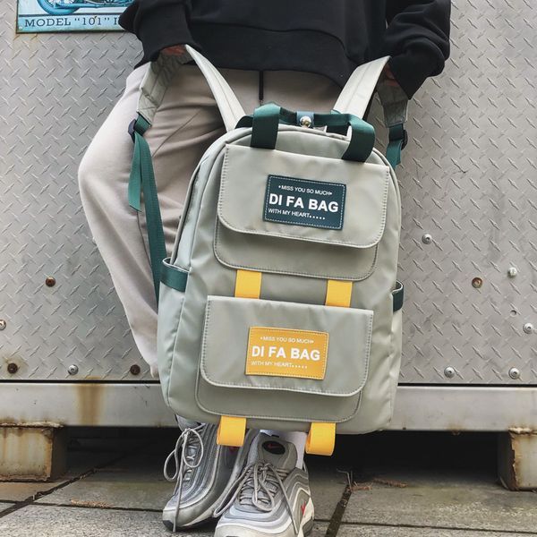 DCIMOR New Large Capacity Backpacks Waterproof nylon Ring portable backpack School bag for Teenage Girls Mochila Female Daypack