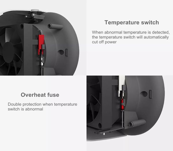 Health Life 2 in 1 Ceramic Portable Space Heater with Hand Warmer Potable Desk Heater Overheat Protection & Tip-Over Protection for Home Off