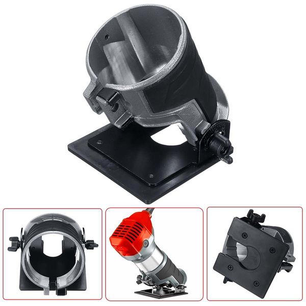Freeshipping Adjustable Balance Trimmer Base Shield Wood Work Shank Trim Router Edge Molding Metal + Plastic Power Tool Parts 8.9x8.9c