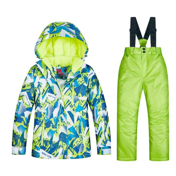 Waterproof Ski Suits Super Warm Winter Kids Jacket and Pant Skiing and Snowboarding Clothes Snow Jacket for Boys Brands
