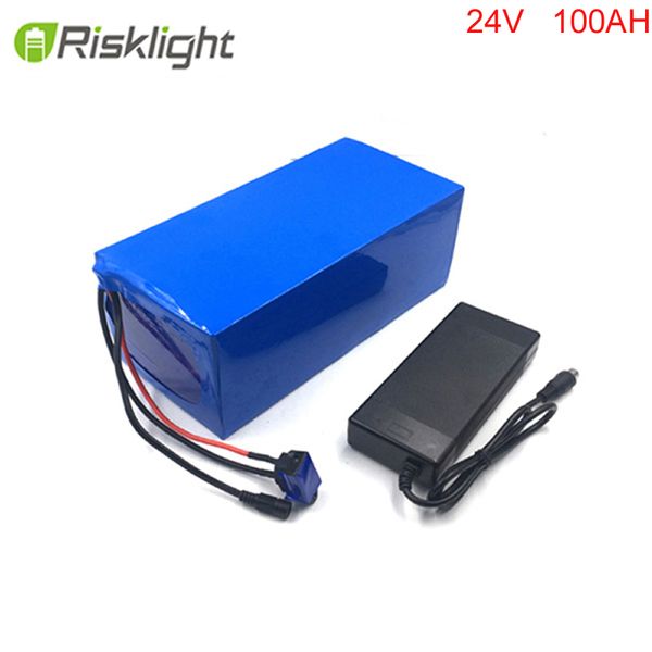 DIY ebike li-ion battery 24v 100ah electric bike lithium battery with bms and 5A charger