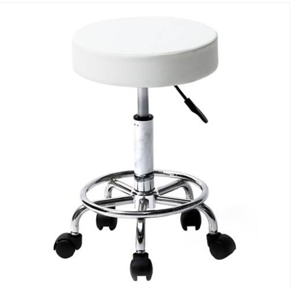 Fashion Furniture Wholesales HOT Sales 2020 Round Stool Ha Ha Feet Rotation Bar Stool White