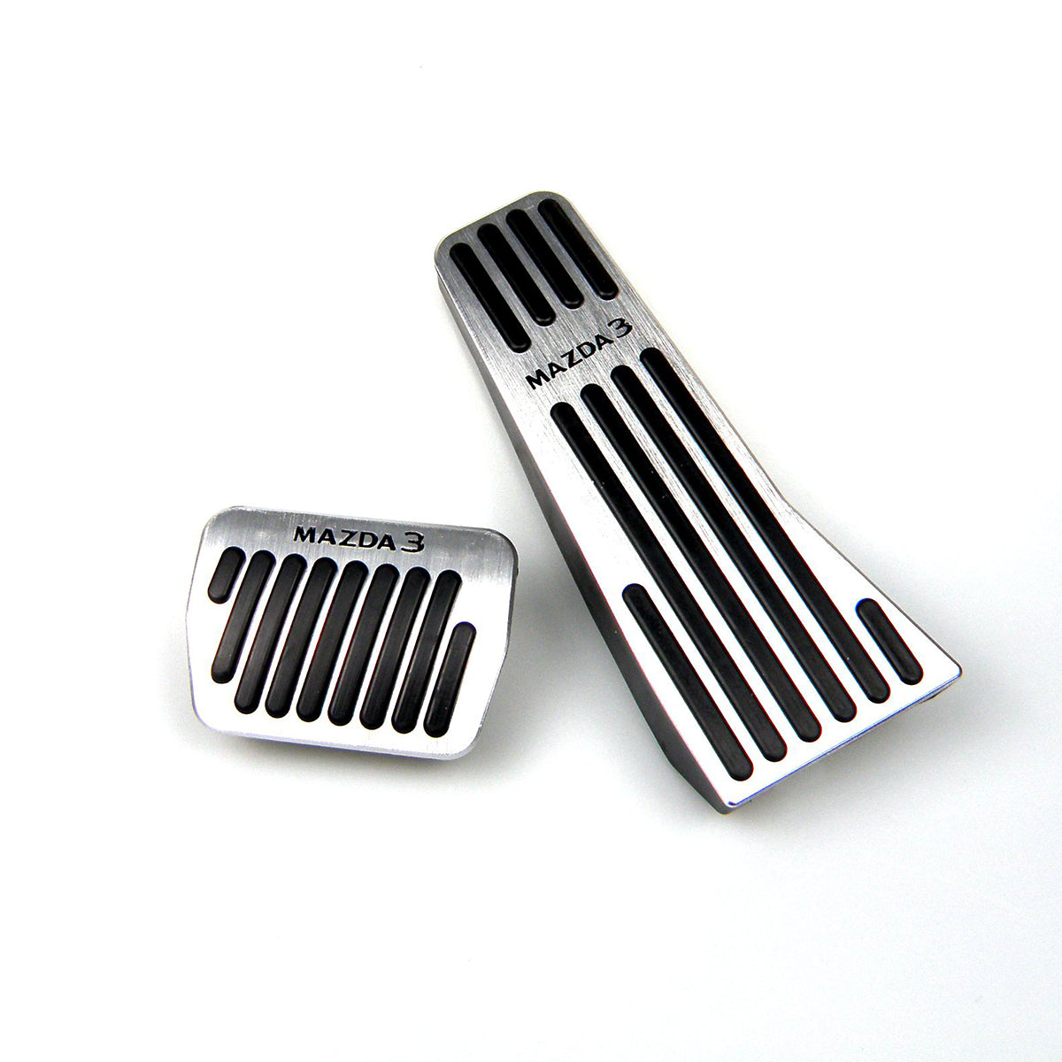 GTPARTS No Drill Aluminum Mazda 3 Accelerator Gas Pedal Brake Pedal Cover AT For New Mazda 3 (2020- )