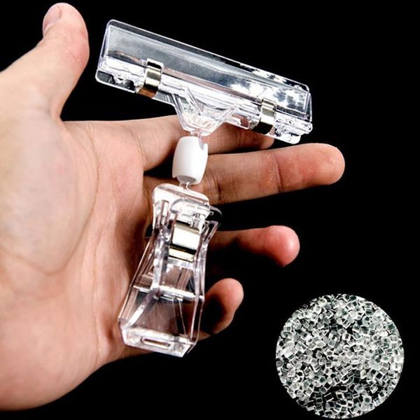 Clear Transparent Plastic Advertising Clips Plastic Sign Display Price Label Tag Clip Holders NO248