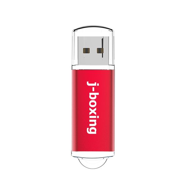Hotsale Portable 32GB USB 2.0 Flash Drives Rectangle Usb Memory Sticks Flash Pen Drive for Computer Laptop Macbook Tablet Black-Silver-Red
