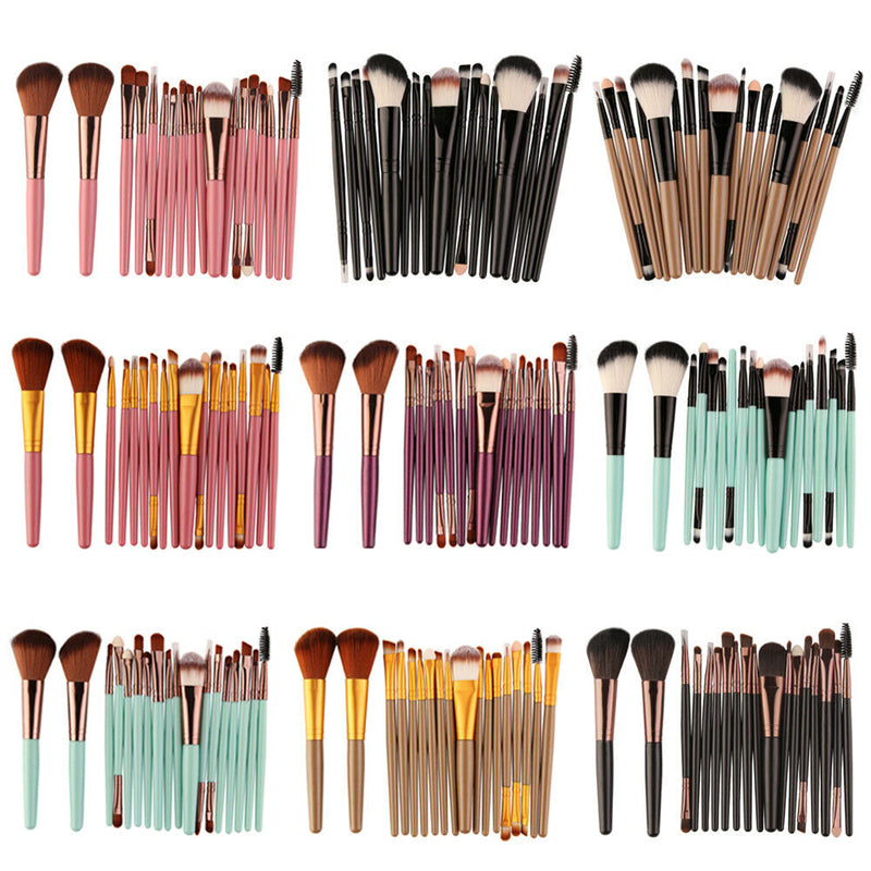18PCS Makeup Brushes Set Professional Eyeshadow&Foundation&Eyebrow&Powder Make Up Brushes Comestic Beauty Eyeliner Tool Kit Hot