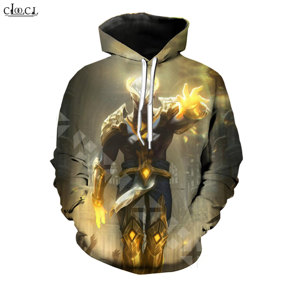 2020 Fashion Game League of Legends Hoodie Men Women 3D Printed Hero Skin Arclight Ahri Hooded Coat Casual Pullovers