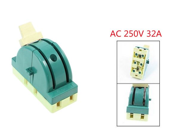 2 Pole Double Throw Circuit Control Knife Disconnect Switch AC 250V 32 Amp for home