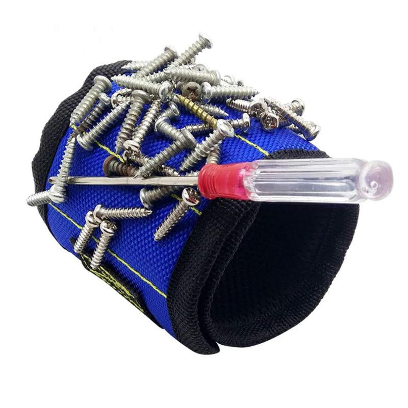 Wrist Support Strong Magnetic Wristband Pocket Wrist Support Tool Bag Hand Bracelet Screws Drill Holder Holding A28