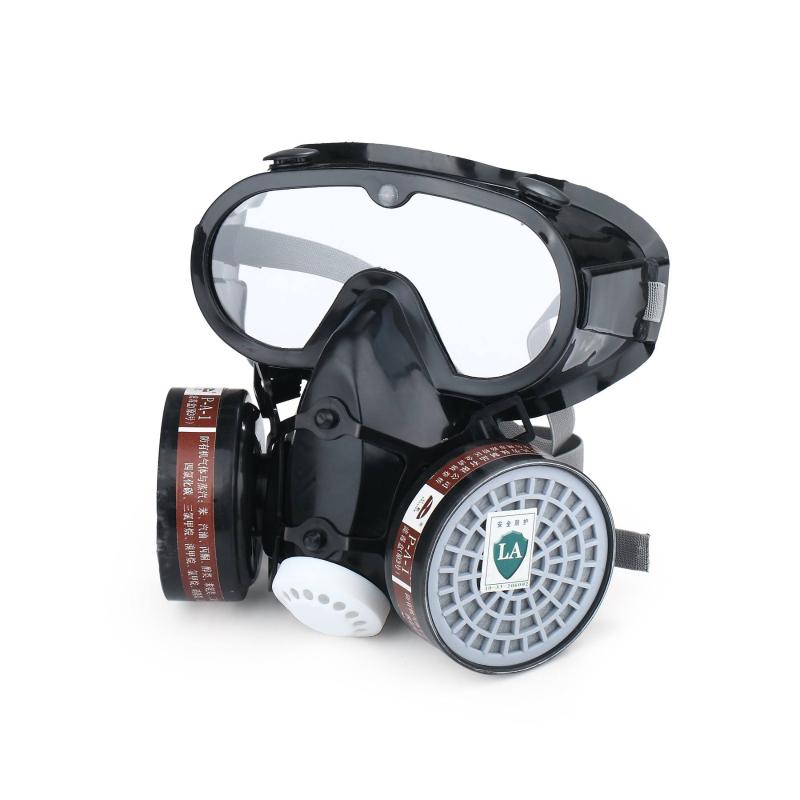 Protective Safety PM2.5 Face Mask Filtration Respirator Breathable Activated Carbon Dustproof Gas Masks Shield for Working