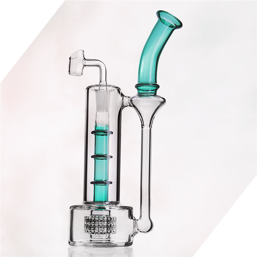 Matrix sidecar glass bong birdcage perc Oil rig thick smoking water pipes Mobius Matrix sidecar glass bong