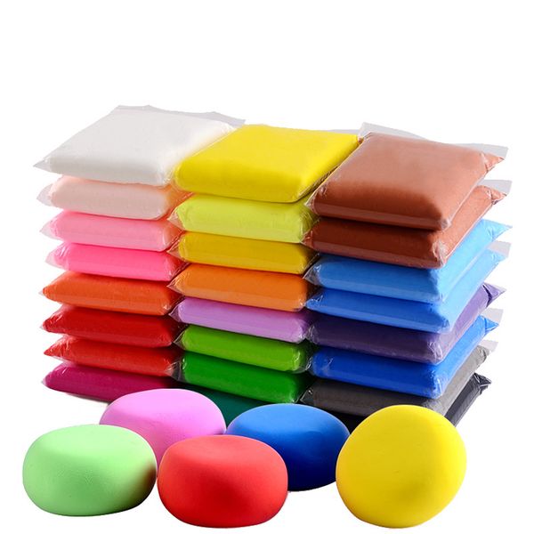 WJ1015X2 Play dough 100g ultralight clay 24 colors handmade children diy color clay Silly putty educational toy Wholesale