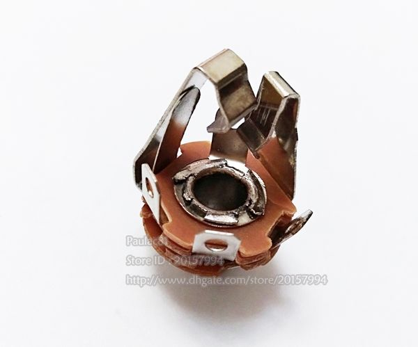 Connectors, Brown 6.3mm Stereo Audio Phone jack Panel Chassis Mount washers Nuts Closed Circuit-20pcs
