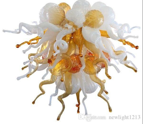 New Household Items Crystal Glass Art Chandelier Europen Home Decor Chihully Style Modern Hand Blown Muarno Glass Led Light Chandelier