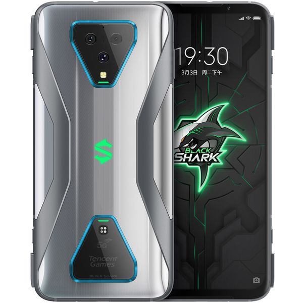 Original Black Shark 3 Pro 5G LTE Mobile Phone Gaming 8GB RAM 256GB ROM Snapdragon 865 Octa Core Android 7.1&quot; 64MP Fingerprint ID Cell