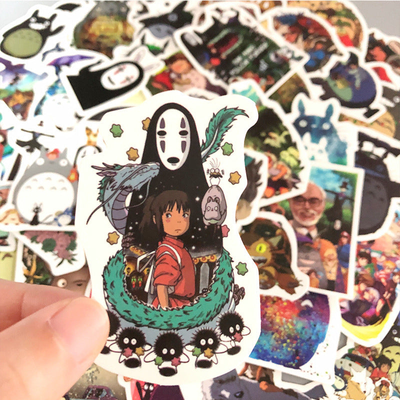 50pcs-Lot Home Wall Suitcase Graffiti Sticker Cute Anime Characters Stickers Laptop Macbook Luggage Refrigerator Motorcycle Car Bicycle Kid