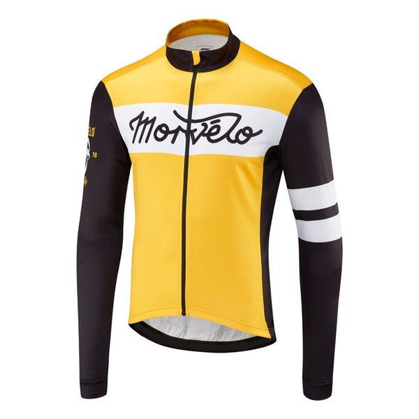Spring-Autumn Morvelo Cycling Jersey long sleeve men&#039;s cycling jersey Bike bicycle clothes Clothing Ropa Ciclismo