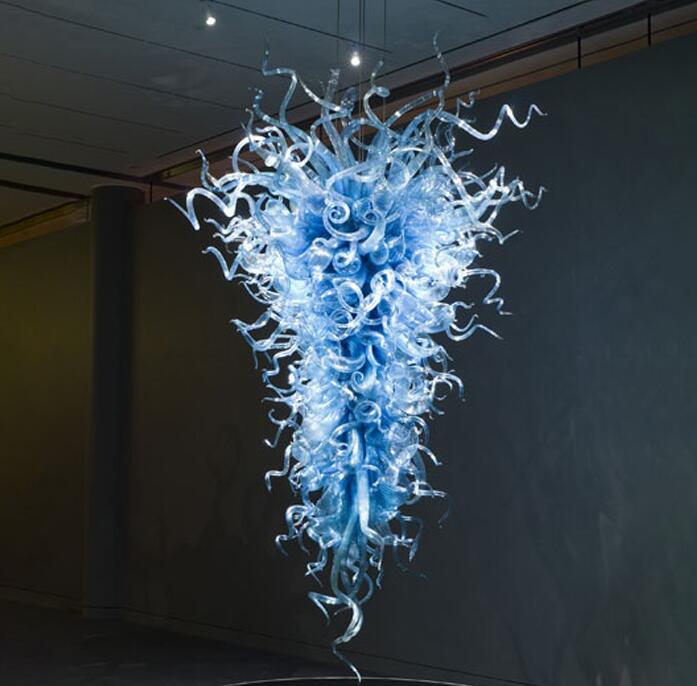 Art Deco Led Lamps Crystal Chandeliers Luxury Light Murano Glass Plates Lighting indoor Decoration Fixtures Pendant Lights Lustre Nordic Personality