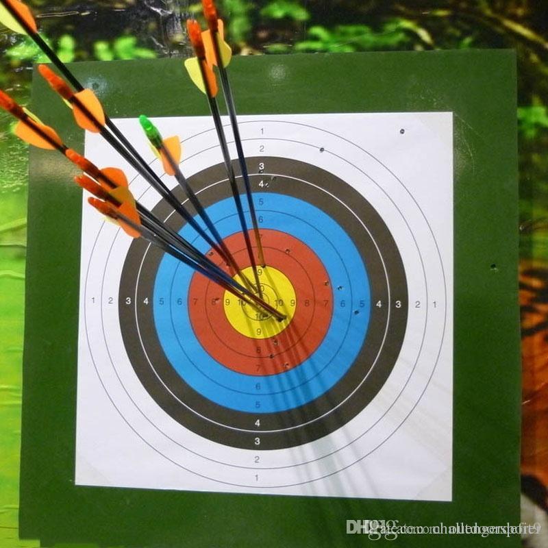 Standard 60X60cm Full Ring Shooting Archery Target Paper Bow Arrow Set Hunting Outdoor hunting special target paper shooting training