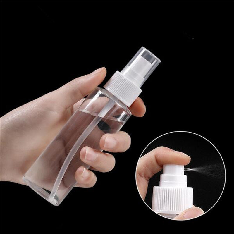 30ml-100ml Travel Transparent Plastic Perfume Atomizer Small Mini Empty Spray Refillable Bottle Cosmetic Sample Containe