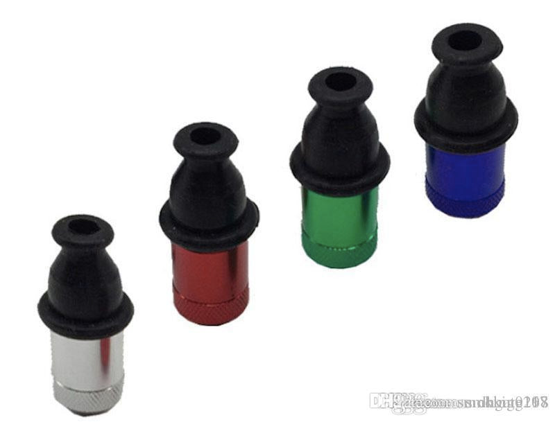 Wholesale Mini nipple Shape Smoking dry herb Pipe Metal hot sales Snuff Tube Cheap Smoking Tobacco Pipe