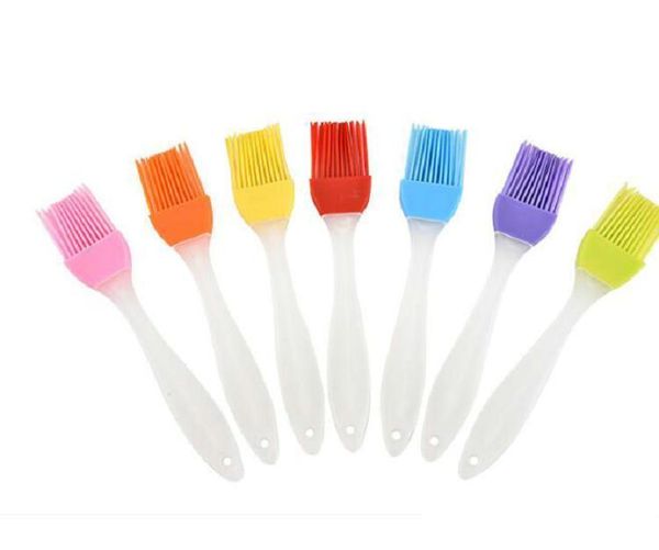 17cm Slicicone Basting Brush Flexible Silicone Brushs Sweep Griling Cook Kitchen Pastry Brushes Soft High Temperatire Brush