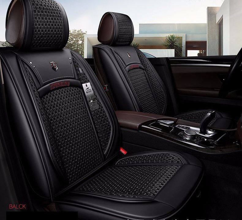 Universal Free Sgipping Car Accessories Seat Covers For Trucks Durable High Quality PU Leather Five Seats Covers For SUV ZFL 2020 New Design