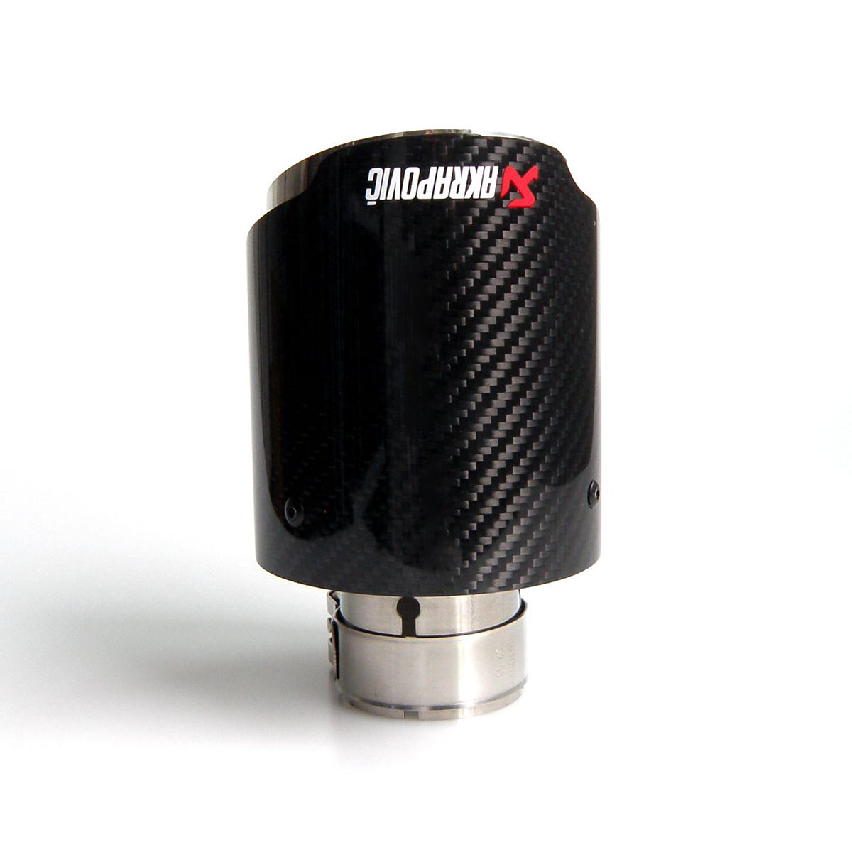 1pcs Akrapovic Glossy Black Carbon Fiber Car Universal Exhaust tailpipe Muffler End Tips 51-54-57-60-63-66-67-70-73-76-80-84mmetc