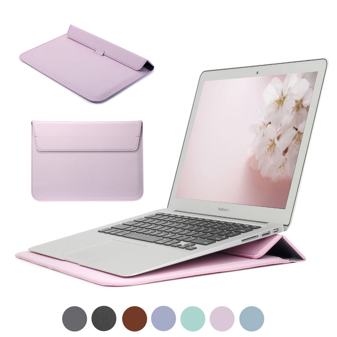 Waterproof Laptop & Tablet Carry Case PU Leather Sleeve Protective Cover For book for 11.6inch-15.4 Tablets and Laptops