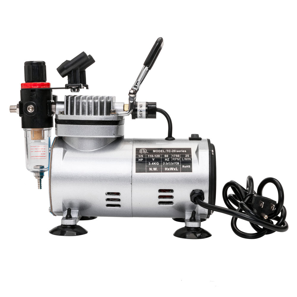 TC-20BK 110V Air Compressor with Air Brush Kit