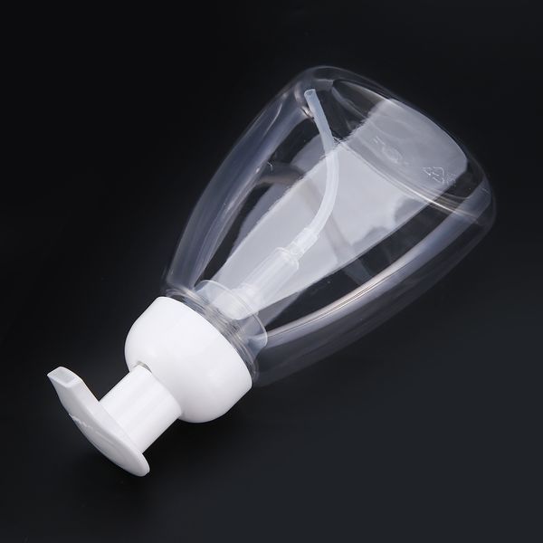 300ml Hand Pump Liquid Soap Dispenser Plastic Bathroom Hotel Liquid Soap Foam Bottle Clear Foam Make Up Shampoo Lotion Containers