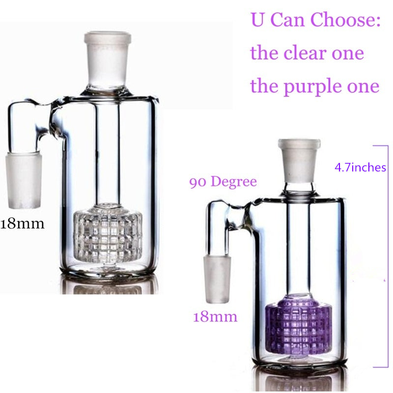 4.7 Inch Mini Tire with Stereo smoking pipes Matrix Perc 18MM 90 Degree Percolator Ash Catcher Accessories 18mm Joint