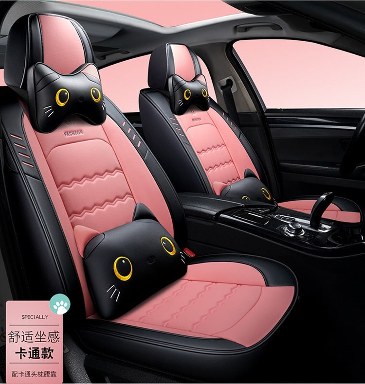 Universal Fit Car Interior Accessories Seat Covers For Sedan PU Leather Adjuatable Five Seats Free Shipping Design Seat Cover For SUV BM007