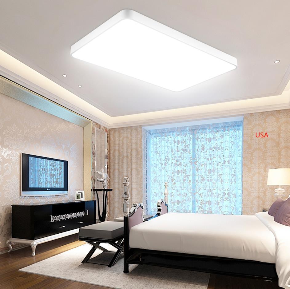 Ultra thin ceiling lamp led square lamp living room flat headlight home bedroom minimalist ultra-bright office ceiling lamp LED night l