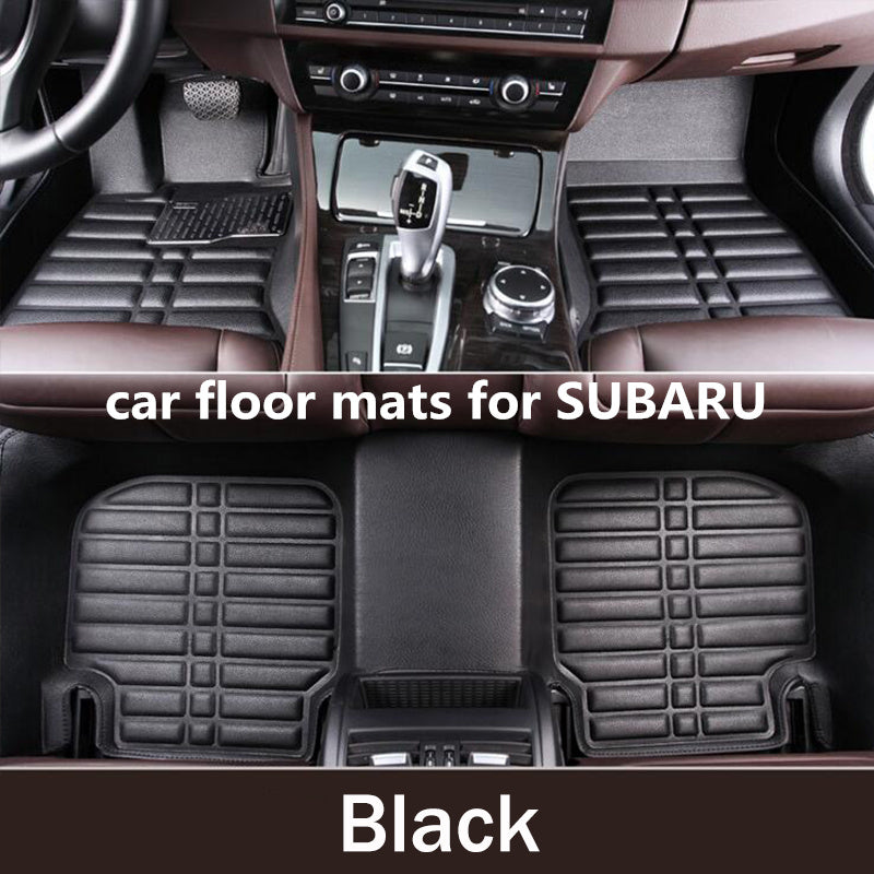 Carpet Custom Car Floor Mats for subaru forester 2007 2014-outback 2015 model forester 2014 brz outback tribeca Car Accessories