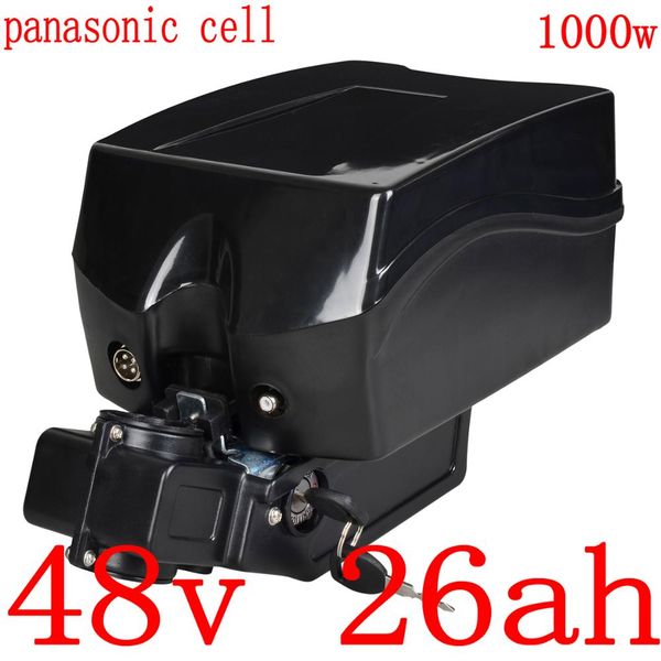 48V 500W 750W 1000W Scooter battery48V 25AH Lithium battery 17Ah 20Ah 23Ah 26Ah electric bicycle use panasonic cell