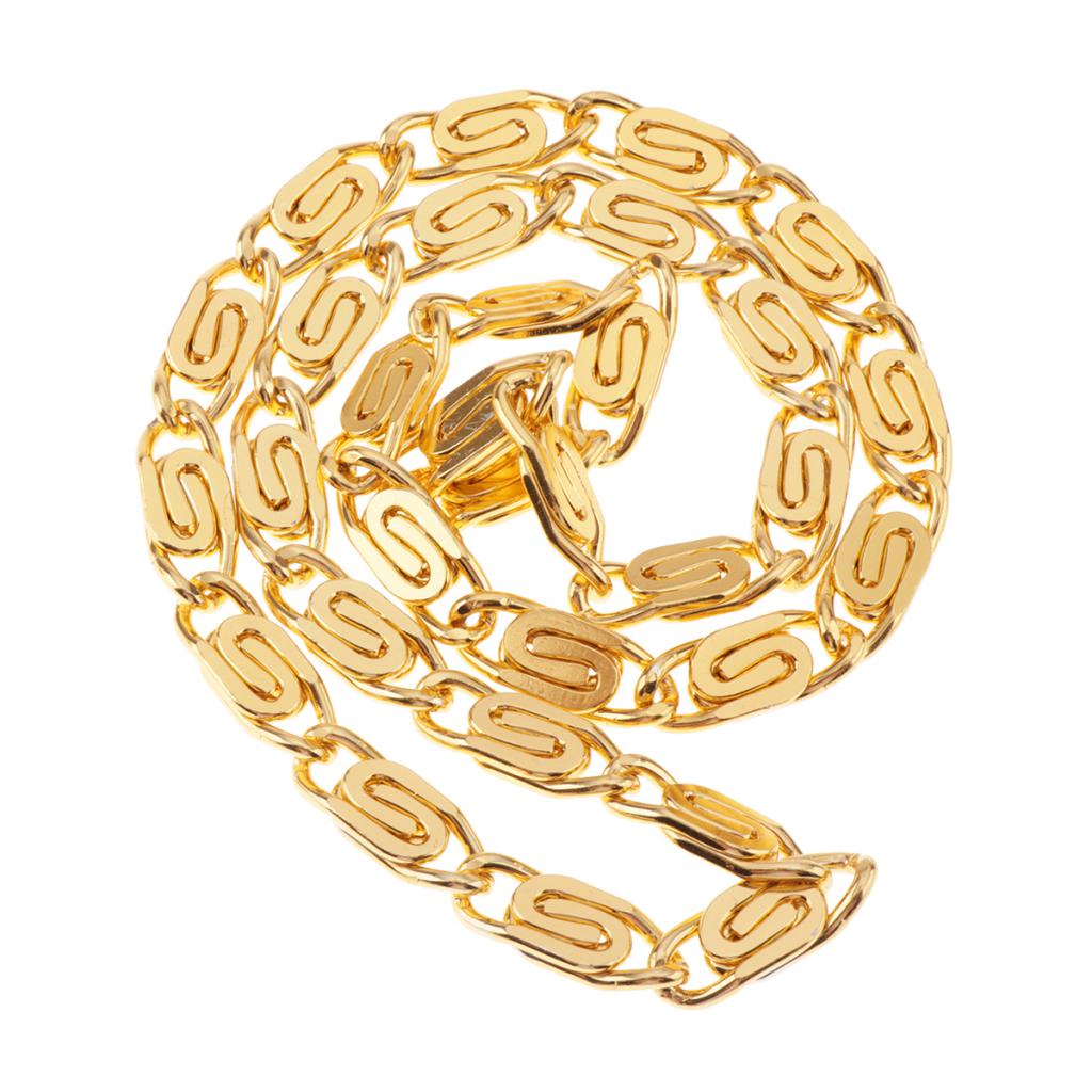 Mens Hip Hop Cuban Curb Link Chain Necklace Cuban Chain Choker - Rapper Necklace for Women Men Teen Girls & Boys Gifts (7 Styles to Choose)