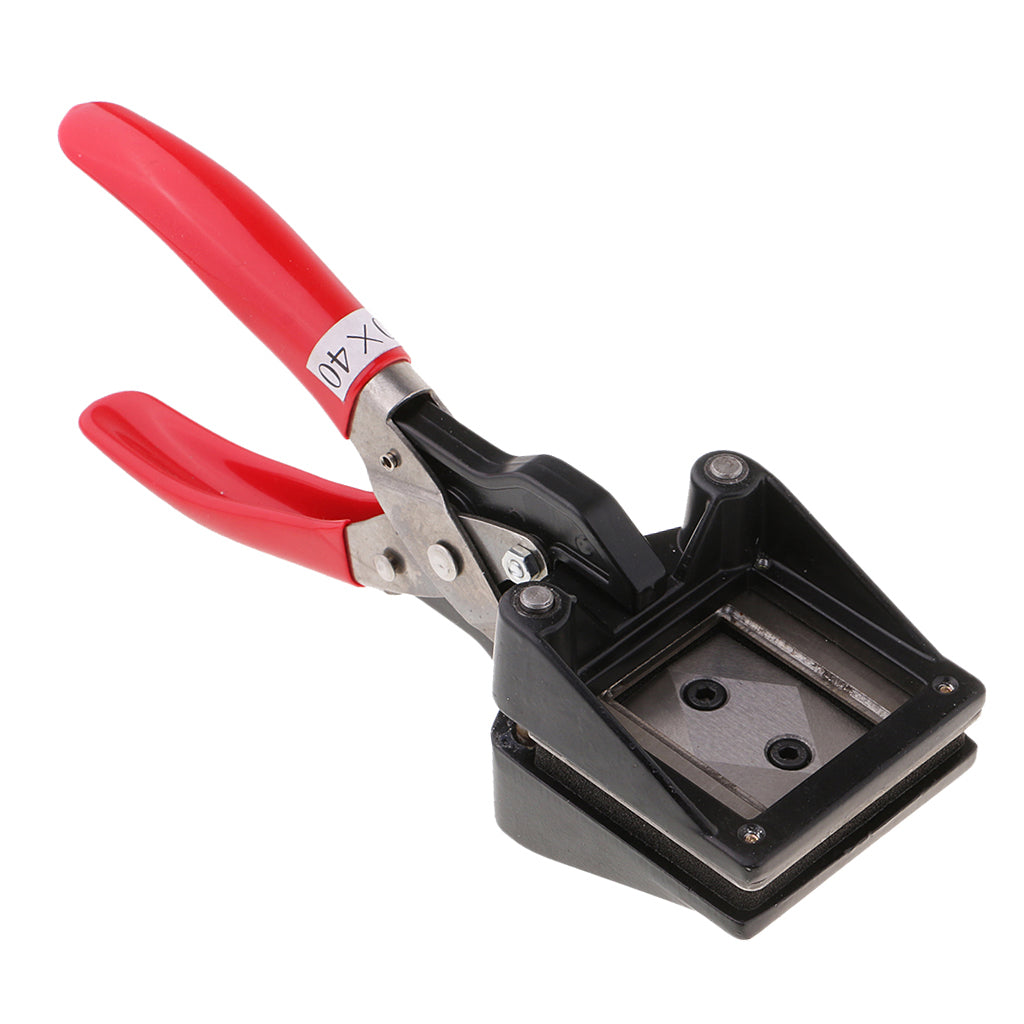 Handheld ID Card Cutter Punch Right Corner Paper Puncher Tags Cutting